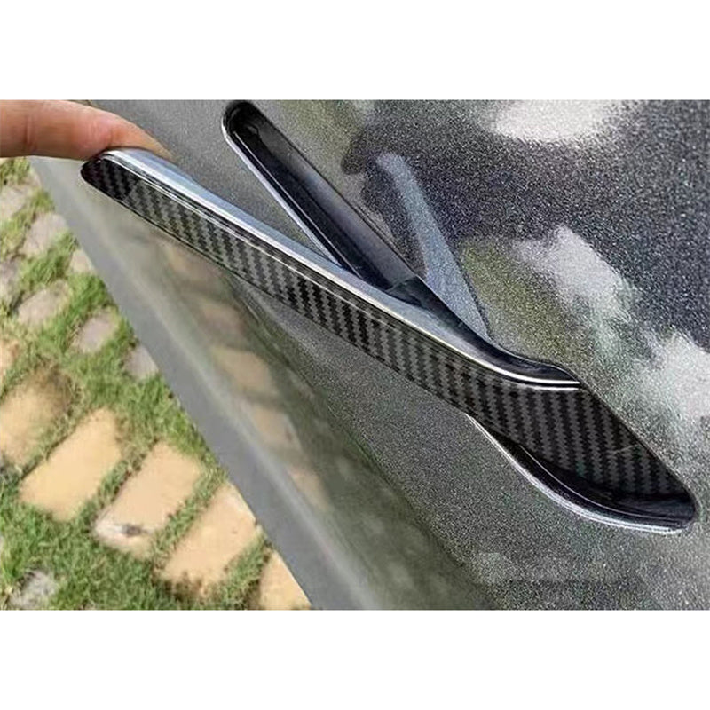 Tesla Model 3 & Model Y Door Handle Protection Kit Carbon Fiber Cover (4 Pieces Set)