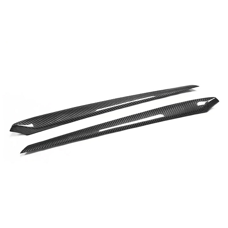 Real Carbon Fiber Front Door Trim Covers For Tesla Model 3&Y