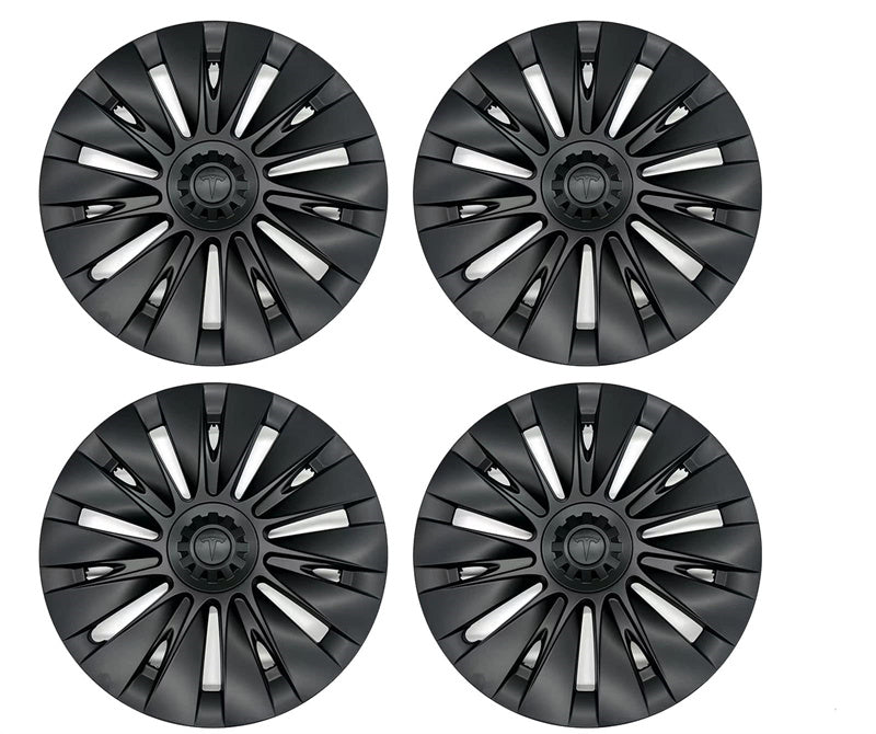 19'' Blade Turbine Center Style Wheel Cover For Tesla Model Y