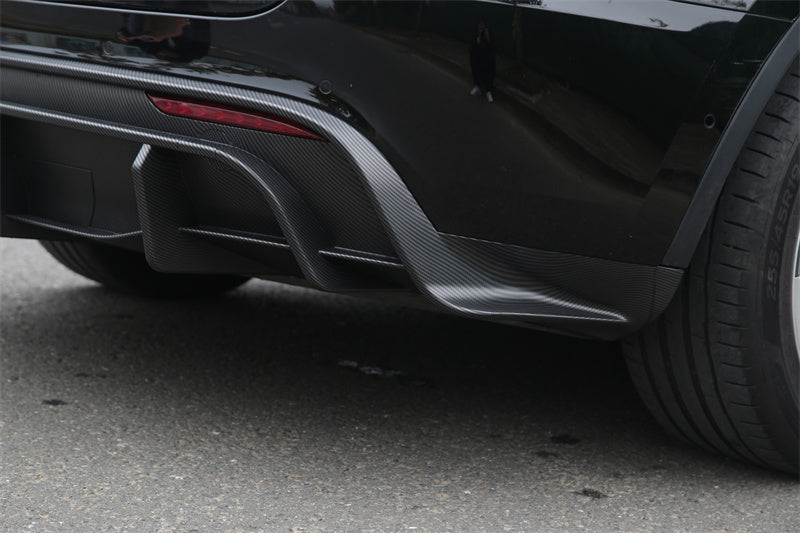 Rear Diffuser For Tesla Model Y Compatible with 2021-2023 Glossy Carbon Fiber