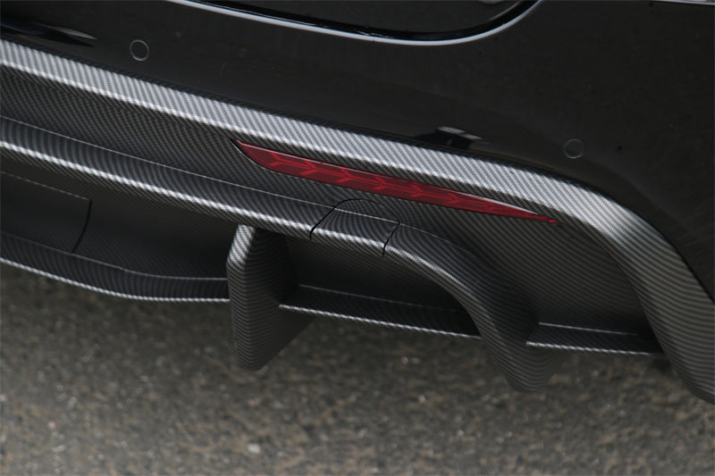 Rear Diffuser For Tesla Model Y Compatible with 2021-2023 Glossy Carbon Fiber