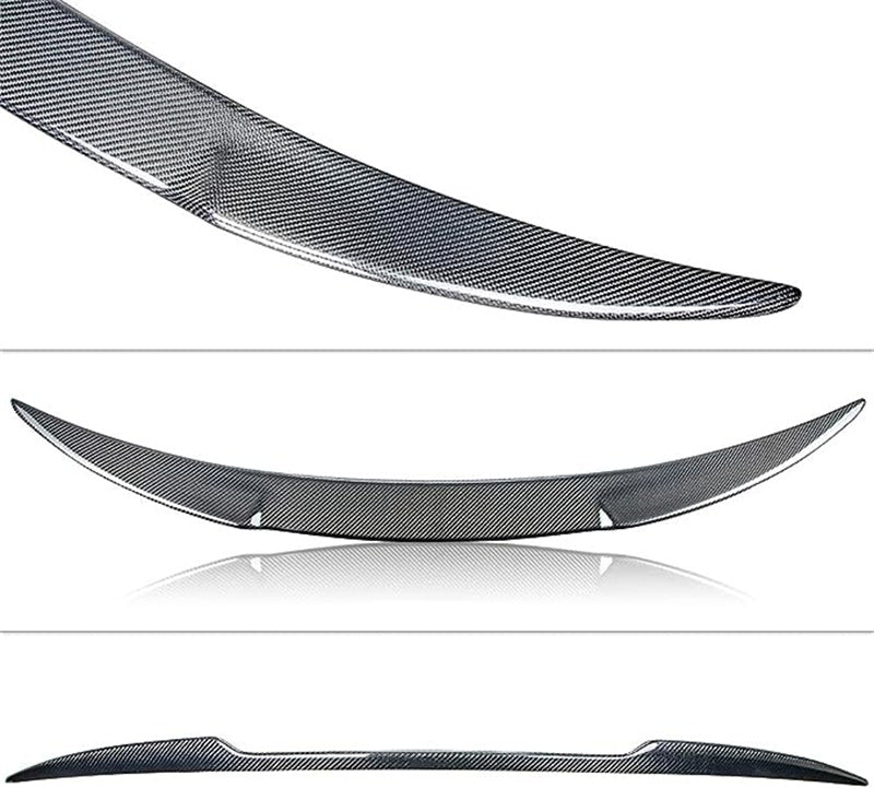 Carbon Fiber Spoiler For Tesla Model Y ABS Plastic Glossy Black