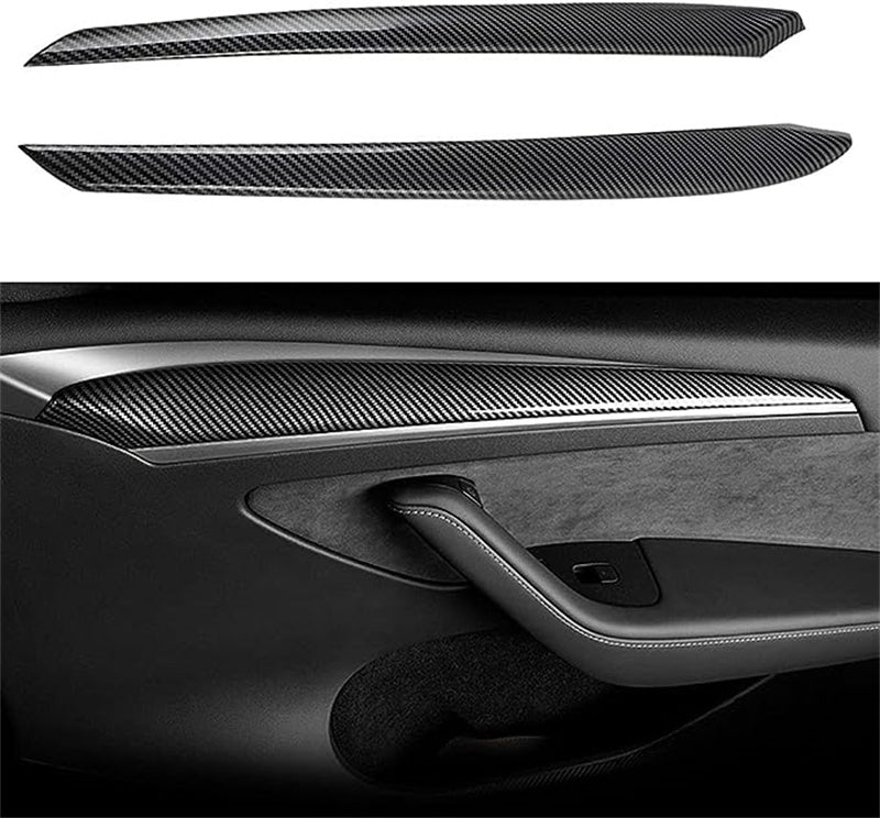 Front Door Trim Covers For Tesla Model 3&Y ABS Plastic