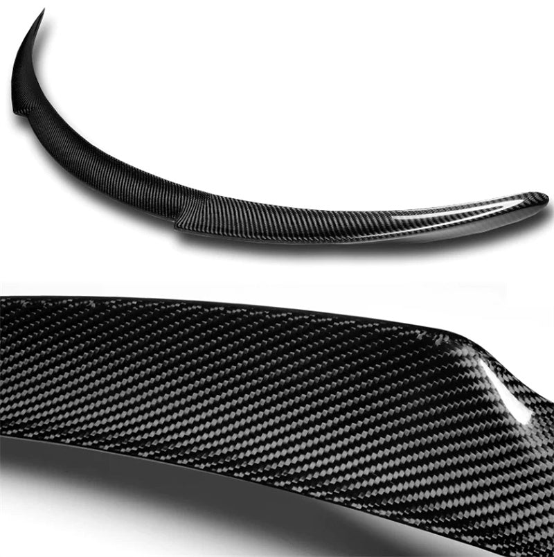 Carbon Fiber Model 3 Spoiler ABS Plastic Glossy Black