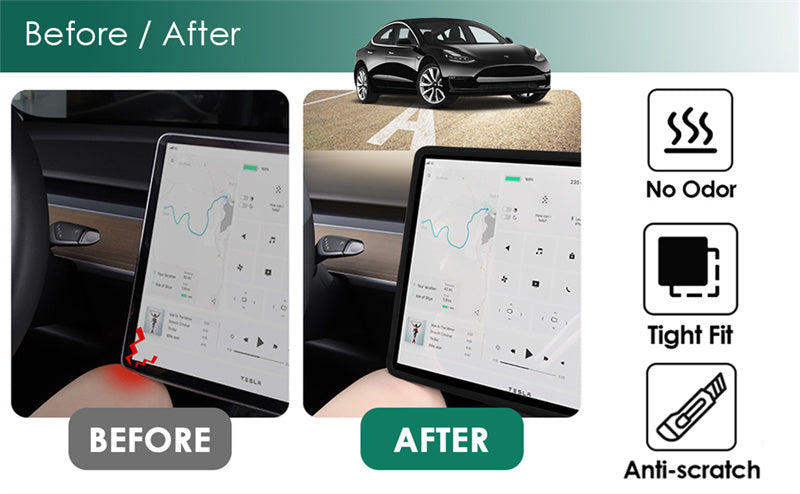 Screen Frame Protector Compatible with Tesla Model 3 / Y All Year