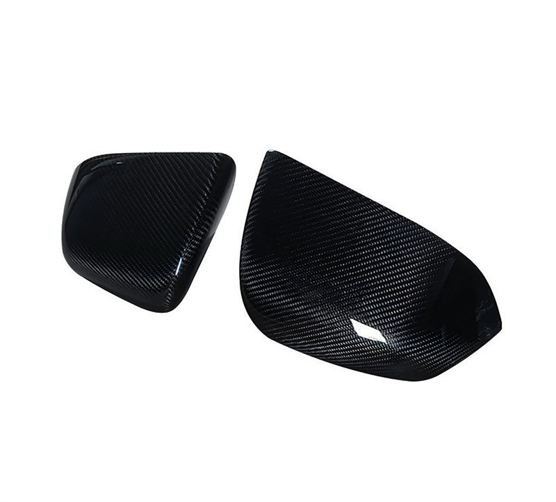 Mirror Covers For Tesla Model 3 (2 PCS Glossy Black) Carbon Fiber