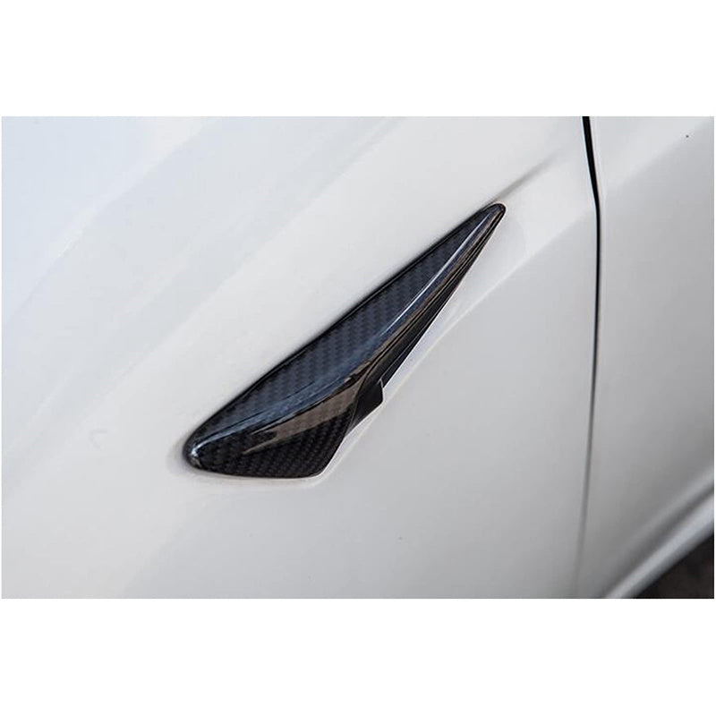 Side Camera Cover For Tesla Model 3/Y Hydro Carbon Fiber